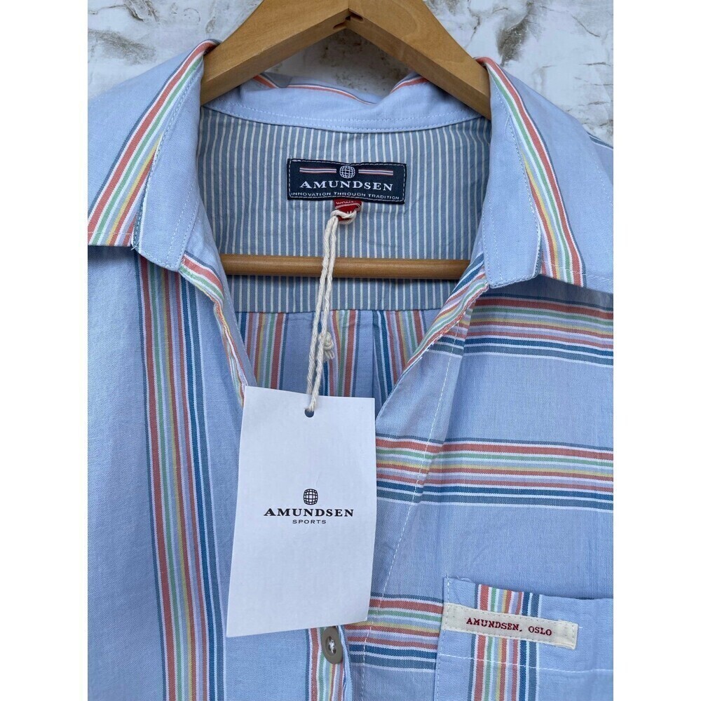 Amundsen Sports Beach Shirt dress size medium in carioca print color - Picture 7 of 12